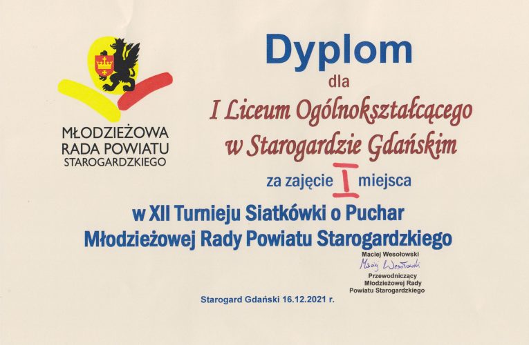 Zwycięstwo w turnieju siatkarskim